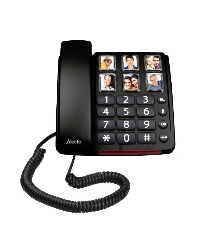 Seniorentelefoon met fototoetsen (huistelefoon)