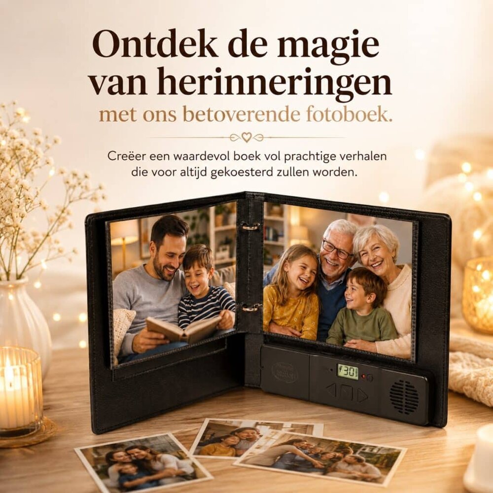 Sprekend fotoalbum