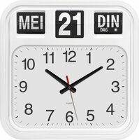 Extra Grote Analoge Dementieklok met Dag en Datum (40 cm)
