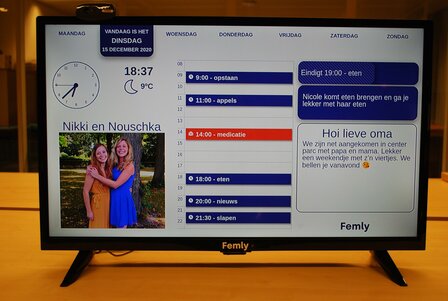 Femly TV &ndash; Videoanrufe &uuml;ber das Fernsehen