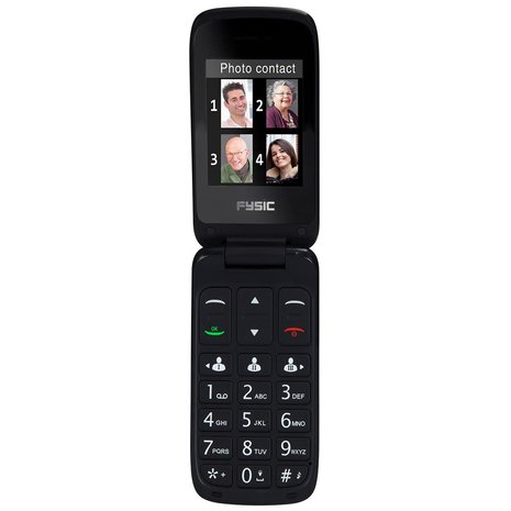 Einfaches Klapptelefon für Senioren