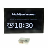 Digitale kalenderklok (10 Inch)