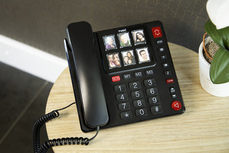 Senior Telefon mit Fototasten(Haustelefon)
