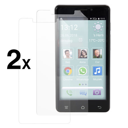 Senioren smartphone screenprotector (2 stuks)