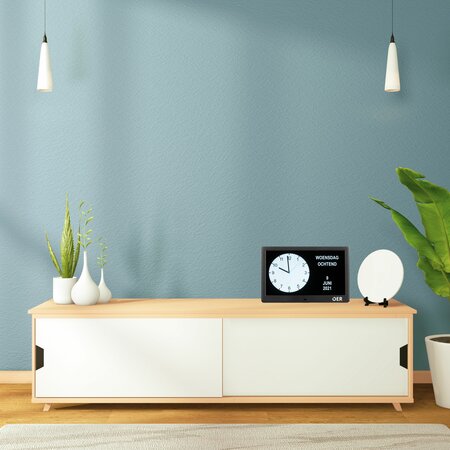 OER Demenzuhr (digital und analog in einem) - 10 Zoll - Kein WLAN